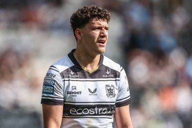 Hull FC 'den Lewis Martin, 26 Temmuz 2025' te Huddersfield Giants 'a karşı oynanan Betfred Süper Lig maçında Hull FC' ye karşı MKM Stadyumu, Hull, İngiltere