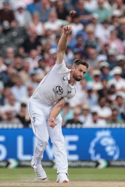 4. Rothesay Test Maçı sırasında İngiltere 'nin Hindistan' a karşı Old Trafford Cricket Ground, Manchester, Birleşik Krallık 'ta oynanan 4.