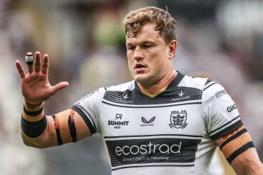 Hull FC 'den Liam Knight Betfred Süper Lig' de Hull FC, Huddersfield Giants 'a karşı 26 Temmuz 2025' te MKM Stadyumu 'nda oynanan 20.
