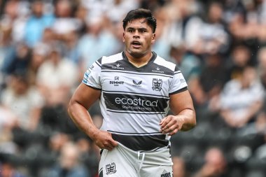 Hull FC 'den Herman Eseese, Betfred Süper Lig 20. raundunda Hull FC, Huddersfield Giants' a karşı MKM Stadyumu, Hull, Birleşik Krallık, 26 Temmuz 2025
