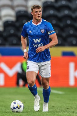 Sunderland 'dan Daniel Ballard, 29 Temmuz 2025' te İngiltere 'nin Hull Stadyumu' nda Hull City ile Sunderland arasındaki sezon öncesi dostluk maçında