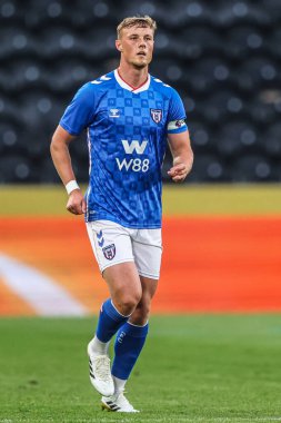 Sunderland 'dan Daniel Ballard, 29 Temmuz 2025' te İngiltere 'nin Hull Stadyumu' nda Hull City ile Sunderland arasındaki sezon öncesi dostluk maçında