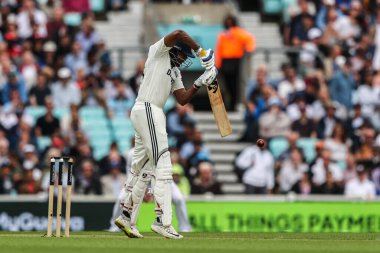 Hindistan 'dan Sai Sudharsan, Rothesay 5. Rothesay Test Günü 1. Maç sırasında İngiltere' ye karşı Hindistan - Kia Oval, Londra, 31 Temmuz 2025