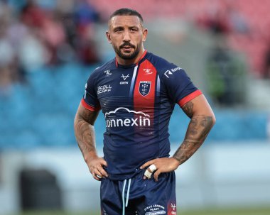 Hull KR 'dan Elliot Minchella, Salford Red Devils' in Salford Community Stadyumu 'nda oynadığı 20. Salford Red Devils vs Hull KR maçında 31 Temmuz 2025