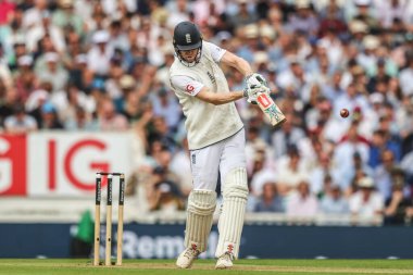 İngiltere 'den Zak Crawley, 1 Ağustos 2025' te Kia Oval, Londra 'da oynanan 5. Rothesay Test Maçı 2.