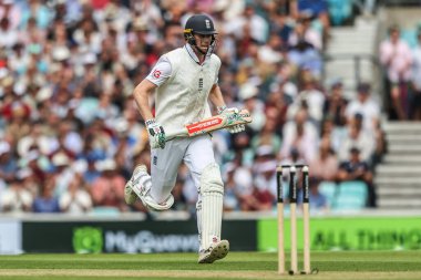 İngiltere 'den Zak Crawley, 1 Ağustos 2025' te Kia Oval, Londra, İngiltere 'de oynanan 5. Rothesay Test Maçı 2.