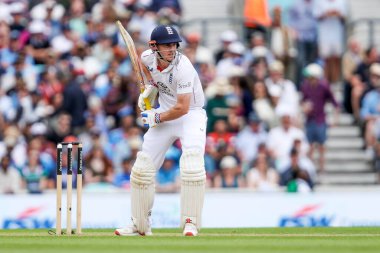 İngiltere 'den Harry Brook 5. Rothesay Deneme Maçı' nda 4. İngiltere Hindistan 'a karşı Kia Oval, Londra, İngiltere' de 3 Ağustos 2025 'te vuruyor.