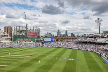 5. Rothesay Test Maçı sırasında Kia Oval 'ın genel görünümü 2. İngiltere - Hindistan maçı 1 Ağustos 2025' te Londra, Kia Oval 'da gerçekleşti.