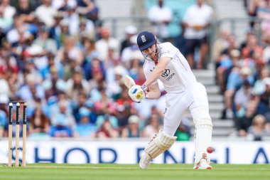 İngiltere 'den Harry Brook 5. Rothesay Deneme Maçı' nda 4. İngiltere Hindistan 'a karşı Kia Oval, Londra, İngiltere' de 3 Ağustos 2025 'te vuruyor.