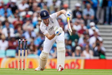 İngiltere 'den Harry Brook 5. Rothesay Deneme Maçı' nda 4. İngiltere Hindistan 'a karşı Kia Oval, Londra, İngiltere' de 3 Ağustos 2025 'te vuruyor.