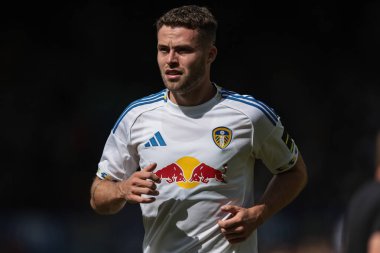 Leeds United takımından Gabriel Gudmundsson 2 Ağustos 202 'de Elland Road, Leeds, İngiltere' de oynanan Leeds United-Villarreal maçında