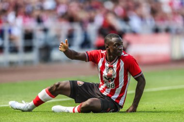 Sunderland 'dan Habib Diarra, 2 Ağustos 202' de İngiltere 'nin Sunderland şehrinde oynanan Sunderland-Real Betis maçında