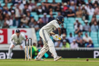 Hindistan 'dan Sai Sudharsan, 1 Ağustos 2025' te Londra, Kia Oval 'da oynanan 5. Rothesay Test Maçı 2.