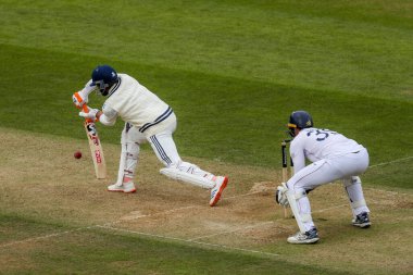 Hintli Ravindra Jadeja, 5. Rothesay Deneme Maçı 'nda Hindistan' a karşı Hindistan - Kia Oval, Londra, Birleşik Krallık, 2 Ağustos 2025