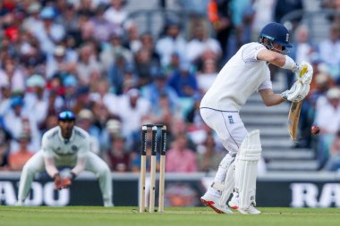 İngiltere 'den Ben Duckett 5. Rothesay Deneme Maçı' nda Hindistan 'a karşı 3. Kia Oval, Londra, İngiltere' de 2 Ağustos 2025 'te vuruş yaptı.