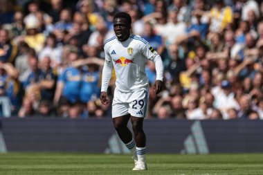 Leeds United takımından Wilfried Gnonto 2 Ağustos 202 'de Elland Road, Leeds, İngiltere' de oynanan Leeds United-Villarreal maçında
