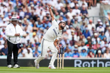 5. Rothesay Test Maçı 'nda Hindistan' a karşı Kia Oval, Londra, İngiltere, 3 Ağustos 2025