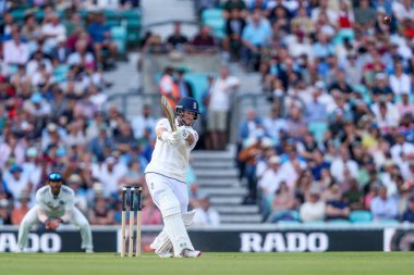 İngiltere 'den Ben Duckett 5. Rothesay Deneme Maçı' nda Hindistan 'a karşı 3. Kia Oval, Londra, İngiltere' de 2 Ağustos 2025 'te vuruş yaptı.