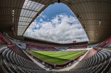 2 Ağustos 202 'de Sunderland-Real Betis Stadyumu' nda oynanan sezon öncesi hazırlık maçı sırasında Işık Stadyumu 'nun genel bir görüntüsü.