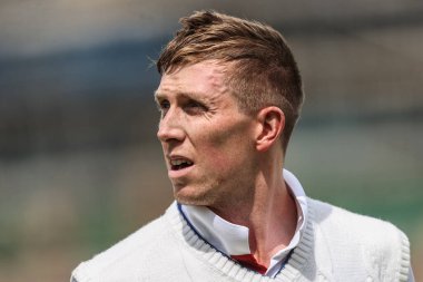 İngiliz Zak Crawley, 1 Ağustos 2025 'te Kia Oval, Londra, İngiltere' de oynanan 5. Rothesay Test Maçı 'nda Hintli Ravindra Jadeja tarafından yakalandıktan sonra sahadan ayrıldı.