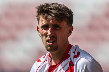 Sunderland 'dan Dan Neil, 2 Ağustos 202' de İngiltere 'nin Sunderland kentinde oynanan Sunderland-Real Betis maçında maç öncesi ısınma maçında...