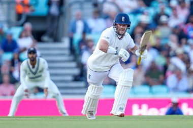 İngiltere 'den Ben Duckett 5. Rothesay Test Maçı' nda 3. İngiltere Hindistan 'a karşı Kia Oval, Londra, İngiltere, 2 Ağustos 2025