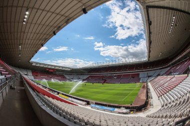 2 Ağustos 202 'de Sunderland-Real Betis Stadyumu' nda oynanan sezon öncesi hazırlık maçı sırasında Işık Stadyumu 'nun genel bir görüntüsü.