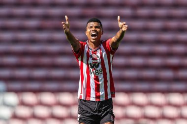 Abdoullah Baduring sezon öncesi dostluk maçı Sunderland, Real Betis 'e karşı Stadium Of Light, Sunderland, İngiltere, 2 Ağustos 202