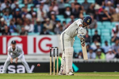 Hintli Yashasvi Jaiswal, 1 Ağustos 2025 'te Londra, Kia Oval' de 5. Rothesay Test Maçı 2.