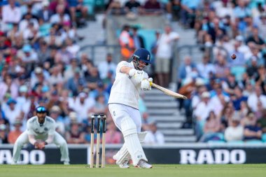 İngiltere 'den Ben Duckett 5. Rothesay Deneme Maçı' nda Hindistan 'a karşı 3. Kia Oval, Londra, İngiltere' de 2 Ağustos 2025 'te vuruş yaptı.