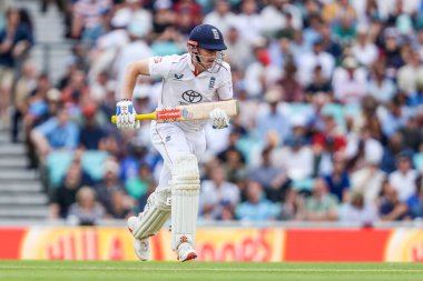 İngiltere 'den Harry Brook, 4. Rothesay Test Maçı' nda Hindistan 'a karşı Kia Oval, Londra, İngiltere' de 3 Ağustos 202 'de yarışacak.