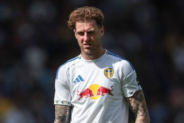 Leeds United takımından Joe Rodon 2 Ağustos 202 'de Elland Road, Leeds, İngiltere' de oynanan Leeds United-Villarreal maçında