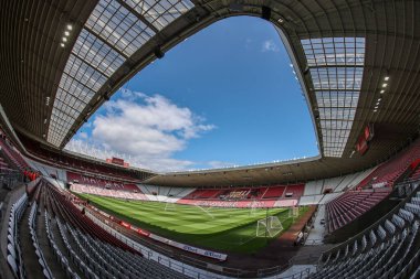 2 Ağustos 202 'de Sunderland-Real Betis Stadyumu' nda oynanan sezon öncesi hazırlık maçı sırasında Işık Stadyumu 'nun genel bir görüntüsü.