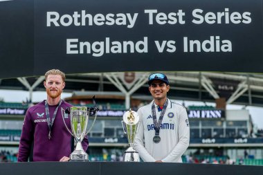 İngiltere 'den Ben Stokes ve Hindistan' dan Shubman Gill, 5. Rothesay Test Maçı 'nın 5.