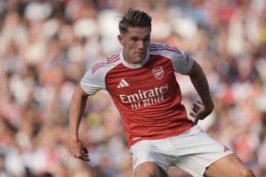 Arsenal Viktor Gyokeres sezon öncesi dostluk maçı sırasında Arsenal, Villarreal 'e karşı Emirates Stadyumu, Londra, Birleşik Krallık, 6 Ağustos 2025