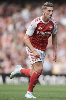 Arsenal Viktor Gyokeres sezon öncesi dostluk maçı sırasında Arsenal, Villarreal 'e karşı Emirates Stadyumu, Londra, Birleşik Krallık, 6 Ağustos 2025