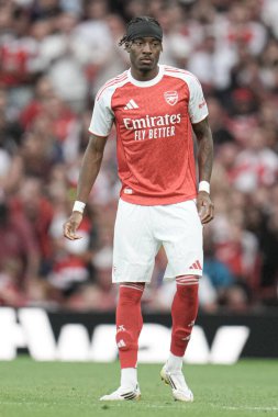 Arsenal takımından Noni Madueke, Arsenal 'in 6 Ağustos 2025' te Emirates Stadyumu 'nda Villarreal' e karşı oynadığı sezon öncesi dostluk maçı sırasında