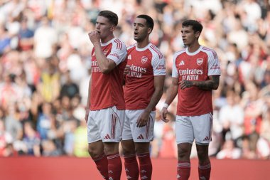 Sezon öncesi dostluk maçı sırasında Arsenal, Villarreal 'e karşı Emirates Stadyumu, Londra, 6 Ağustos 2025
