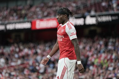 Arsenal takımından Noni Madueke, Arsenal 'in 6 Ağustos 2025' te Emirates Stadyumu 'nda Villarreal' e karşı oynadığı sezon öncesi dostluk maçı sırasında