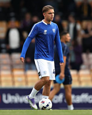 Cardiff City F.C. 'den Cian Ashford. Gökyüzü İddia Ligi 1 maçından önce Port Vale, Cardiff City 'ye karşı Vale Park, Burslem, İngiltere, 7 Ağustos 2025