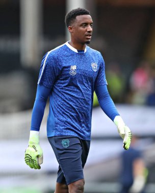 Cardiff City 'den Nathan Trott Sky Bet Ligi 1 maçından önce Vale Park, Burslem, Birleşik Krallık' ta Port Vale-Cardiff City maçında.