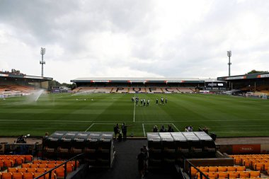 Vale Park 'ın Sky Bet League 1 maçından önceki genel görüntüsü Port Vale - Cardiff City maçı, Vale Park, Burslem, İngiltere, 7 Ağustos 2025