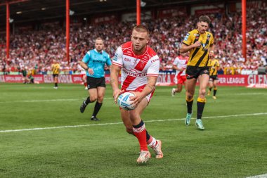 Hull KR 'dan Mikey Lewis, 9 Ağustos 2025' te İngiltere 'nin Hull kenti Kingston' da oynanan Sewell Group Craven Park 'taki Hull KR-Castleford Tigers maçında Betfred Süper Ligi 21.