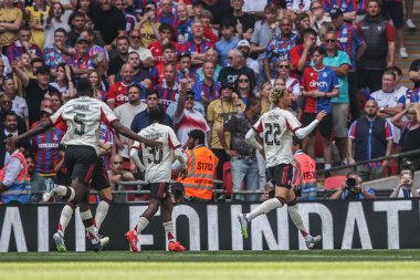 Liverpool 'dan Hugo Ekitike, 10 Ağustos 2025' te Londra, Wembley Stadyumu 'nda oynanan FA Community Shield maçı sırasında 0-1 berabere kaldı.
