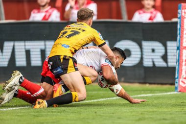 Hull KR 'dan Rhyse Martin, 9 Ağustos 2025' te İngiltere 'nin Hull kenti Kingston' da oynanan Sewell Group Craven Park 'ta oynanan 21.