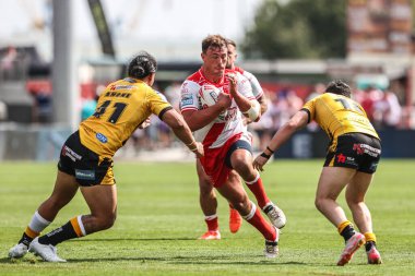 Hull KR 'dan Jai Whitbread, 9 Ağustos 2025' te İngiltere 'nin Hull kenti Kingston' da oynanan Sewell Group Craven Park 'ta oynanan 21.