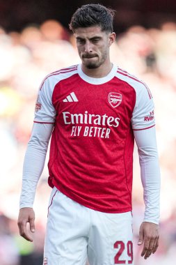 Arsenal 'den Kai Havertz, 9 Ağustos 2025' te Birleşik Krallık 'ın Emirates Stadyumu' nda oynanan Arsenal - Athletic Bilbao maçında