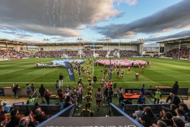 Maç, 21 Ağustos 2025 'te Warrington Wolves ile Wigan Warriors' un oynadığı Halliwell Jones Stadyumu 'nda oynanan Betfred Süper Lig karşılaşmasında oynanacak.