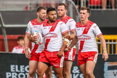 Hull KR 'dan Rhyse Martin, 9 Ağustos 2025' te İngiltere 'nin Hull kenti Kingston' da oynanan Sewell Group Craven Park 'ta oynanan 21.