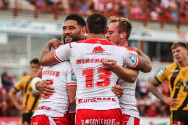 Hull KR 'dan Arthur Mourgue, 9 Ağustos 2025' te İngiltere 'nin Hull kenti Kingston' da oynanan Sewell Group Craven Park 'ta oynanan 21.